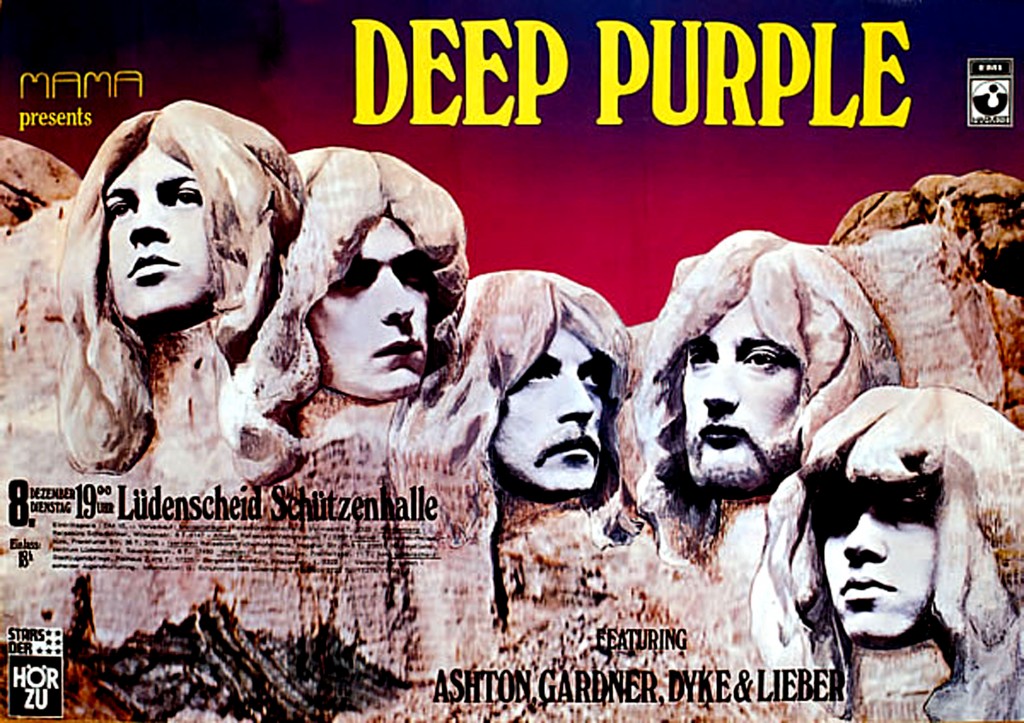1970-12-08 Deep Purple Plakat