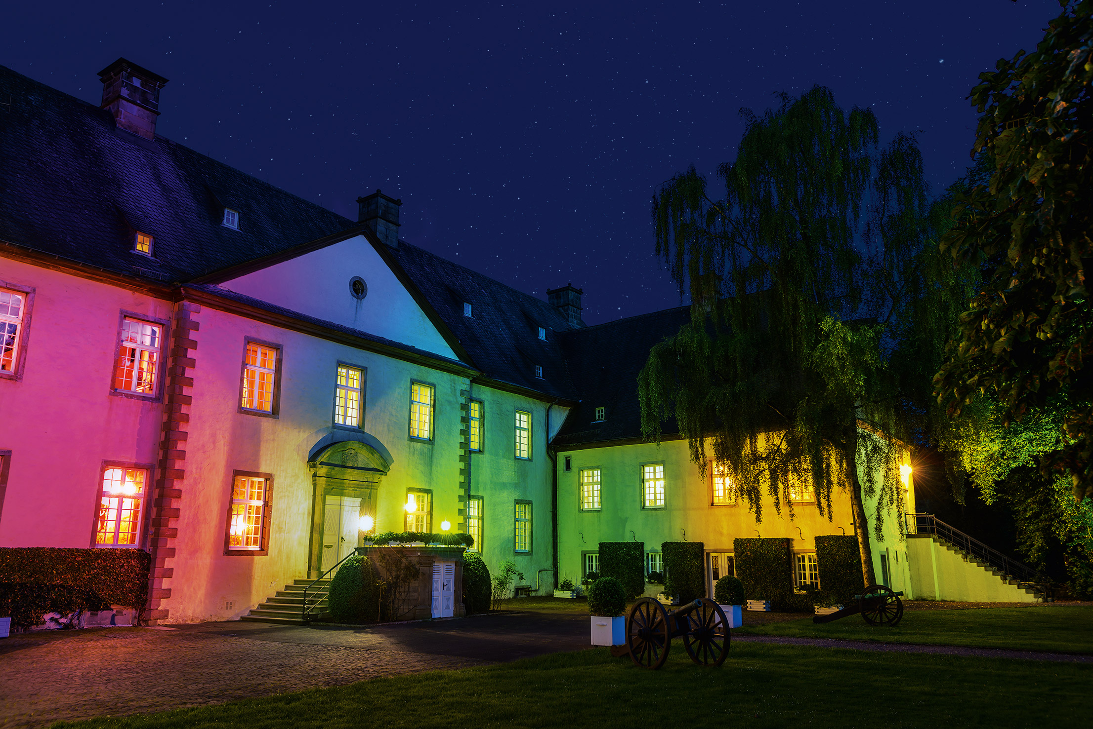Am 15. Januar beginnen die "Schlosslichter" auf Schloss Wocklum. Foto: ©-Stefan-Denecke